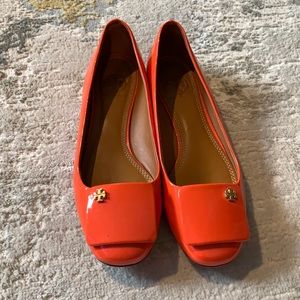 Tori Burch Salmon Colored W6.5(medium) worn twice